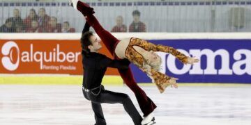 Olivia Smart y Tim Dieck lograron el billete para el Europeo y el Mundial de patinaje artístico