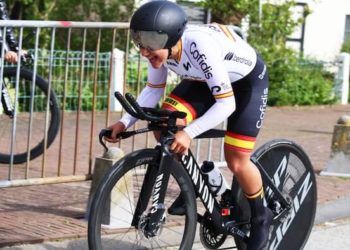 Paula Ostiz concluyó 17ª la CRI inaugural de la EPZ Omloop van Borsele