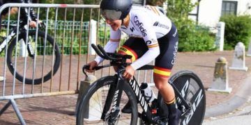 Paula Ostiz concluyó 17ª la CRI inaugural de la EPZ Omloop van Borsele