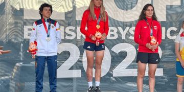 Paula Ostiz, subcampeona de la prueba en ruta del Festival Olímpico de la Juventud Europea