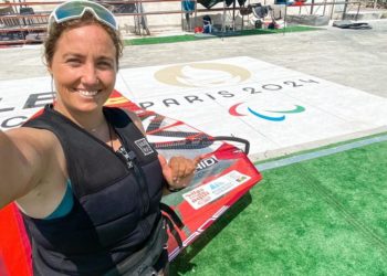 Pilar Lamadrid ya se entrena en el campo de regatas de los Juegos de París 2024