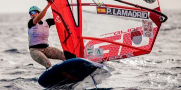 Pilar Lamadrid, directa a la final a tres de los Lanzarote iQFoil Games