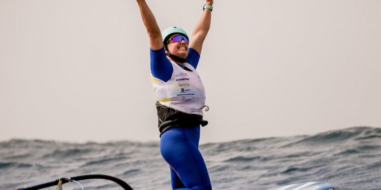 Pilar Lamadrid ganó los Lanzarote iQFoil Games