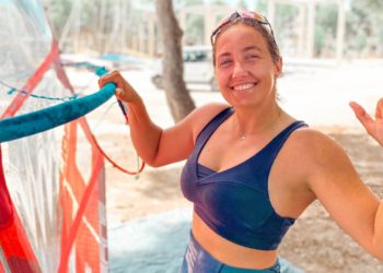 Pilar Lamadrid, número uno del ránking mundial de la clase iQFoil