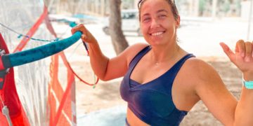 Pilar Lamadrid, número uno del ránking mundial de la clase iQFoil