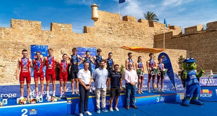 España, quinta en el relevo mixto del campeonato de Europa de triatlón youth en Melilla