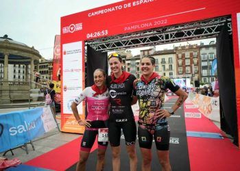 Helene Alberdi conquista el título nacional de Triatlón MD en Pamplona-Iruña