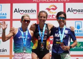 Marta Cabello gana el campeonato de España de duatlón cross 2023 en Almazán