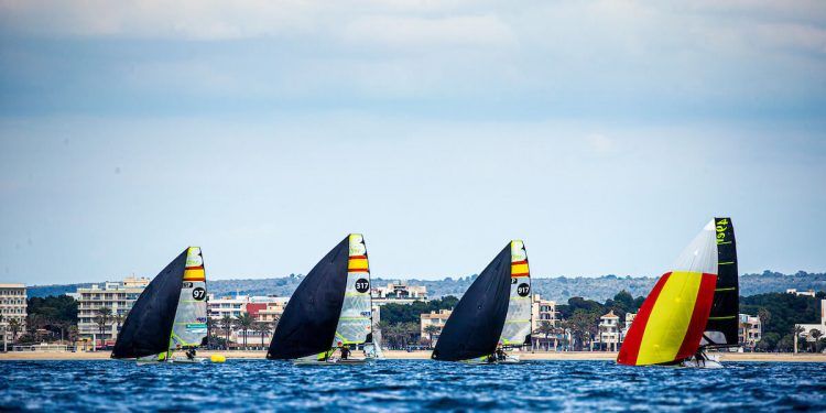 Ensayo general en la bahía de Palma￼