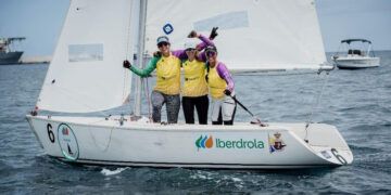 El RCN de Gran Canaria se impuso en casa en la tercera prueba de la Liga Iberdrola de vela