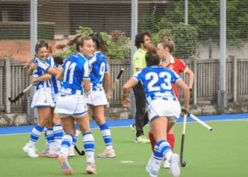 Cuádruple empate en el liderato de la DHF de hockey hierba