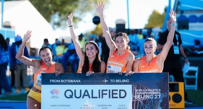 España clasificó a cuatro relevos para las finales de Gaborone y para los Mundiales de Pekín