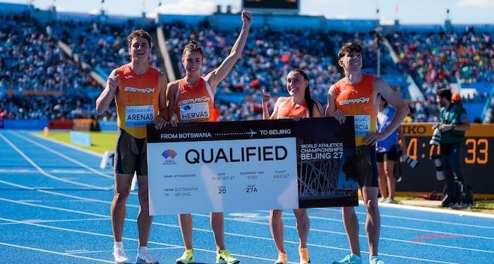España clasificó a cuatro relevos para las finales de Gaborone y para los Mundiales de Pekín