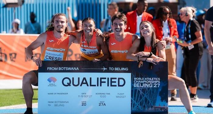 España clasificó a cuatro relevos para las finales de Gaborone y para los Mundiales de Pekín