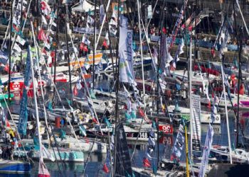 La salida del Canal de la Mancha es uno de los tramos más difíciles en esta Route du Rhum