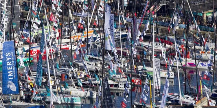 La salida del Canal de la Mancha es uno de los tramos más difíciles en esta Route du Rhum
