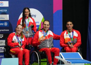 Plata para el relevo mixto 4×100 y bronce para Sarai Gascón en el Mundial de Manchester