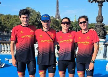 España logró su objetivo y su clasificación para el relevo mixto en los Juegos de París 2024