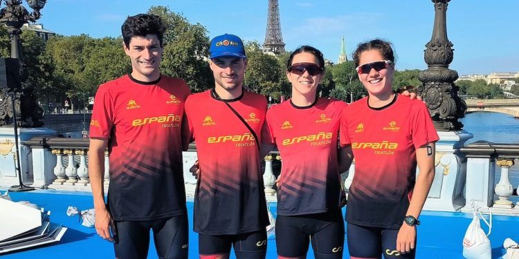 España logró su objetivo y su clasificación para el relevo mixto en los Juegos de París 2024