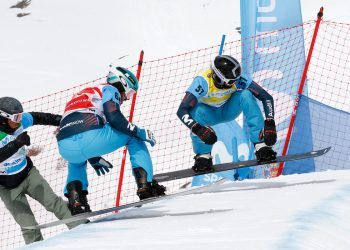 Naia Aramendia y Lucas Eguibar ganan los campeonatos de España Movistar Snowboard Cross (SBX) en Baqueira Beret