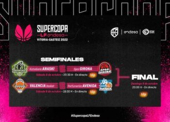 Araski-Girona y Valencia Basket-Avenida, semifinales de la Supercopa LF Endesa