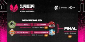 Araski-Girona y Valencia Basket-Avenida, semifinales de la Supercopa LF Endesa
