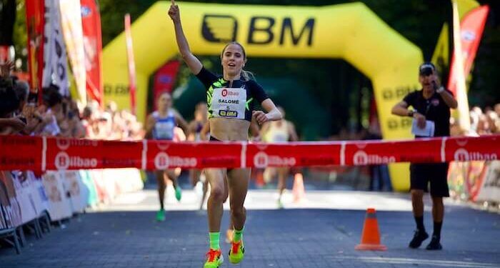 Salomé Afonso reinó con récord en la Milla Internacional de Bilbao