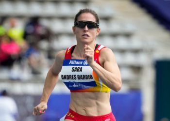 Sara Andrés se adjudicó el bronce en el 100m T64 del Mundial de atletismo paralímpico de Kobe