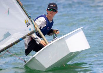 David Sales, Olivia Martínez y Fernando Echávarri, podio del Trofeo Juan Sebastián Elcano-V Centenario