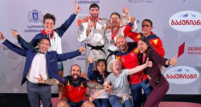 María Manzanero se colgó la medalla de bronce en el Mundial de judo paralímpico