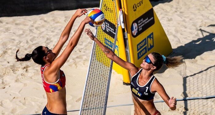 Marta Carro y Sofía Izuzquiza concluyeron décimas en el Europeo sub’22 de vóley playa