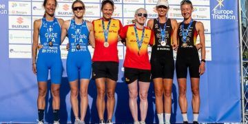 Susana Rodríguez y Eva Moral lograron sendos oros en el Europeo de triatlón paralímpico 2026