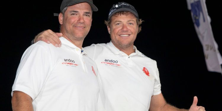 Pablo Arrarte y “Ñeti” Cuervas-Mons ganaron la Sydney-Hobart a bordo del ‘Comanche’