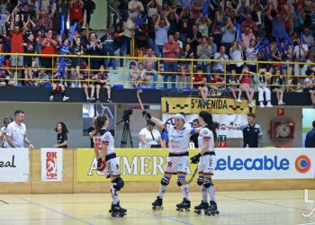 El Telecable HC golpea primero de la final del playoff de la liga de hockey patines