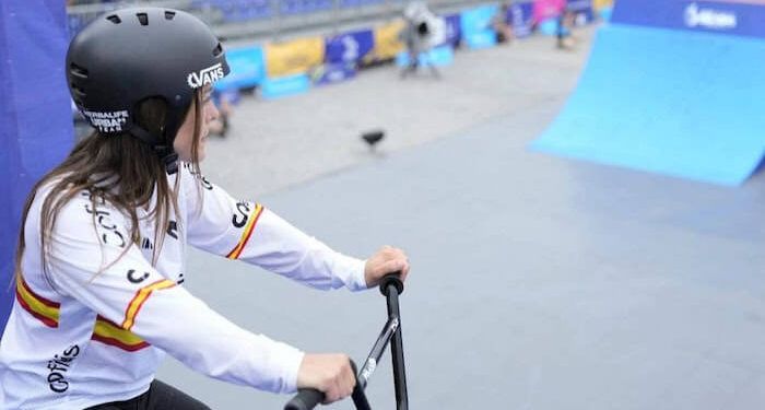 Teresa Fernández-Miranda, entre las 15 mejores en la Copa del Mundo de BMX Park de Bruselas