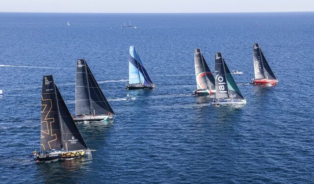 Salió The Ocean Race, de «morro» hasta el Estrecho de Gibraltar con rumbo Cabo Verde