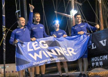 El Team Holcim-PRB llegó a Cabo Verde y ganó la primera etapa de The Ocean Race
