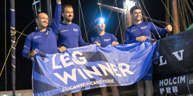 El Team Holcim-PRB llegó a Cabo Verde y ganó la primera etapa de The Ocean Race