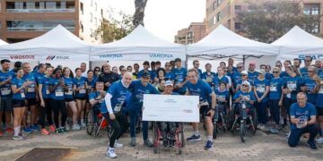 La Beca Varona premia a Unlimited Wheels con la aportación de inscritos en la Carrera de las Empresas