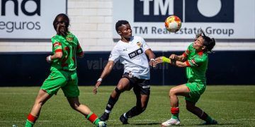 Marina Martí dibujó el gol de la victoria del Valencia ante el Osasuna