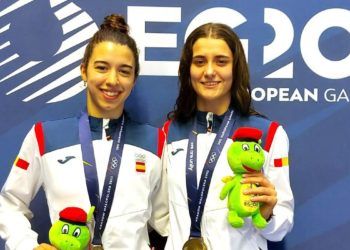 Valeria Antolino y Ana Carvajal, bronce en saltos sincronizados plataforma 10m en Cracovia 2023