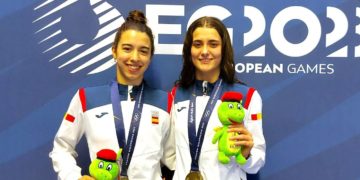 Valeria Antolino y Ana Carvajal, bronce en saltos sincronizados plataforma 10m en Cracovia 2023