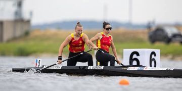 Viktoria Yarchevska y Ángeles Moreno, bronce en el campeonato de Europa de sprint olímpico
