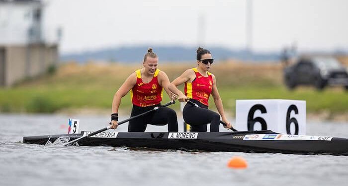 Viktoria Yarchevska y Ángeles Moreno, bronce en el campeonato de Europa de sprint olímpico