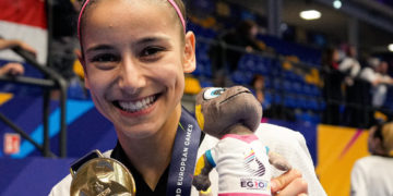 La taekwondista Cecilia Castro, subcampeona en los Juegos Europeos de Cracovia