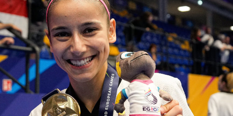 La taekwondista Cecilia Castro, subcampeona en los Juegos Europeos de Cracovia