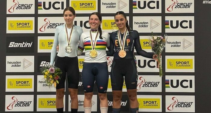 Adriana Vargas, bronce en eliminación en los Mundiales de ciclismo en pista júnior