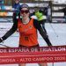 Aiara Garaialde se proclamó campeona de España de triatlón de invierno en Reinosa