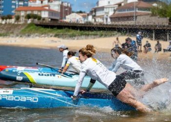 Alba Frey se consagró como campeona de España sprints en la playa de Mera