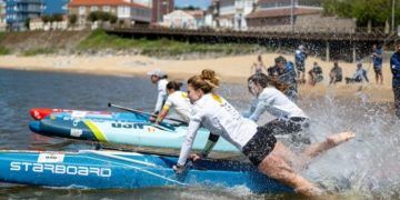 Alba Frey se consagró como campeona de España sprints en la playa de Mera